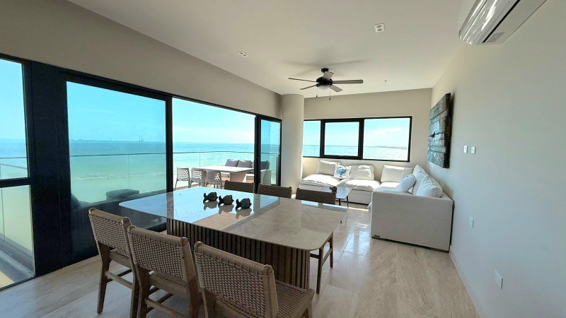 OCEANFRONT CONDO FOR SALE | BARLOVENTO TOWER - YUCALPETÉN MARINA RESORT - Beach (2)